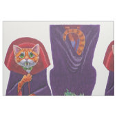 Halloween Vampire Tabby Cat mit Bat Stoff (Fat Quarter (45,7 x 55,9 cm))