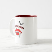 Halloween Vampire Tasse (Vorderseite Links)