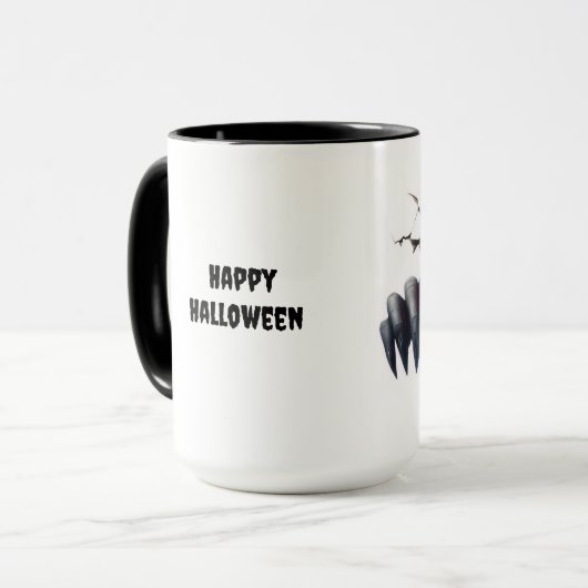 Halloween Vampire Tasse (Vorderseite Links)