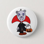 Halloween Vampire Trick oder Treat Button (Vorderseite)
