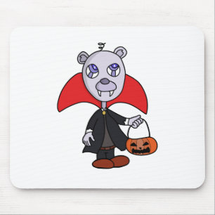 Halloween Vampire Trick oder Treat Mousepad