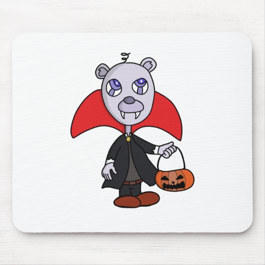 Halloween Vampire Trick oder Treat Mousepad (Vorne)