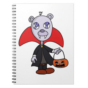 Halloween Vampire Trick oder Treat Notizblock