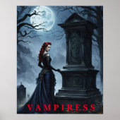 Halloween Vampiress Poster (Vorne)