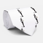 Halloween Vampirin Hexe Krawatte (Gerollt)