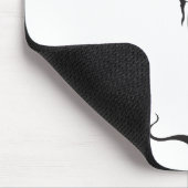 Halloween Vampirin Hexe Mousepad (Ecke)