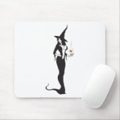 Halloween Vampirin Hexe Mousepad (Mit Mouse)
