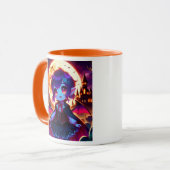 Halloween - Vampirmoonlit chibi Tasse (Vorderseite Links)