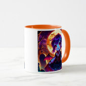 Halloween - Vampirmoonlit chibi Tasse (VorderseiteRechts)