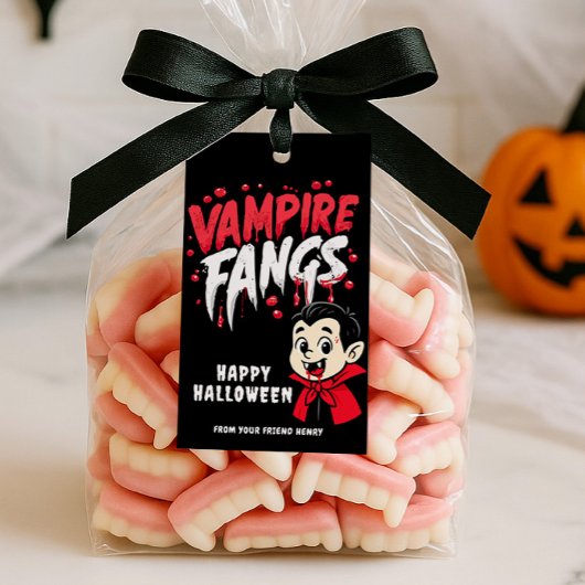 Halloween-Vampirzähne Geschenkanhänger