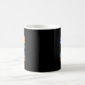 Halloween Van Gogh Starry Night Black Cat Pumpkins Kaffeetasse (Mittel)