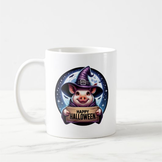 Halloween Varken Kaffeetasse (Links)