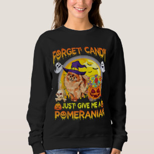 Halloween Vater Mama Vergessen Sie Bonbons, geben Sweatshirt