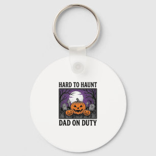 Halloween-Vater-Shirt Schwer Zu Heimsuchen Lustige Schlüsselanhänger