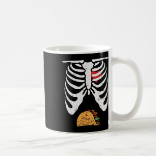 Halloween Vater Skeleton Taco Belly Fun Pregnancy Kaffeetasse