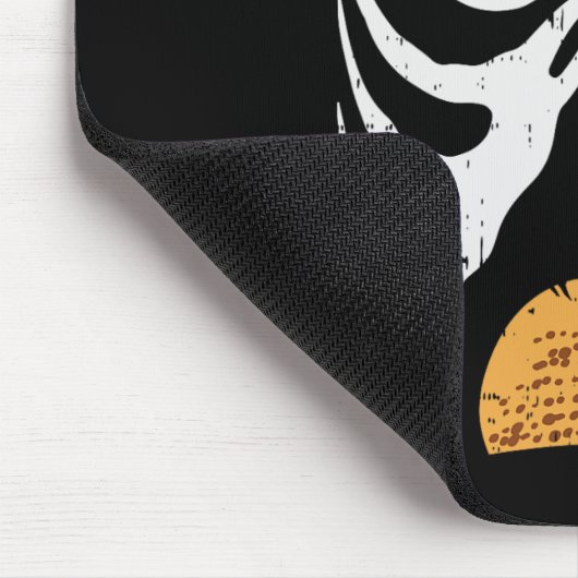 Halloween Vater Skeleton Taco Belly Fun Pregnancy Mousepad (Ecke)