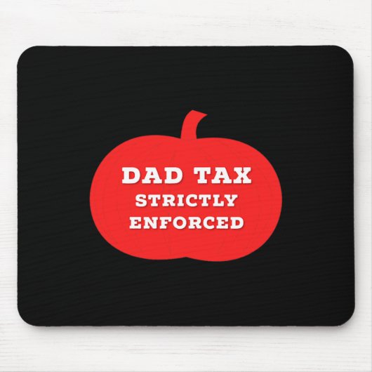 Halloween-Vater-Steuer auf Bonbons oder die Behand Mousepad (Vorne)