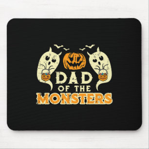 Halloween-Vater von Monstern Funny-Familienkostüm Mousepad