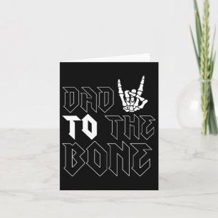 Halloween Vater zu den Bone Funny Skeleton Vathers Karte