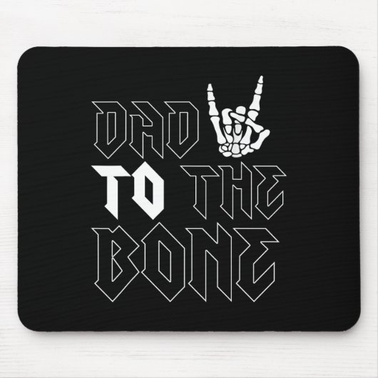 Halloween Vater zu den Bone Funny Skeleton Vathers Mousepad (Vorne)