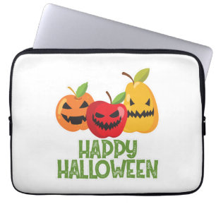 Halloween Vegan Happy Halloween Pumpkin Vegetarian Laptopschutzhülle