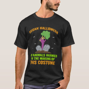 Halloween Vegane Pflanze Protein Vegetarisches Gem T-Shirt