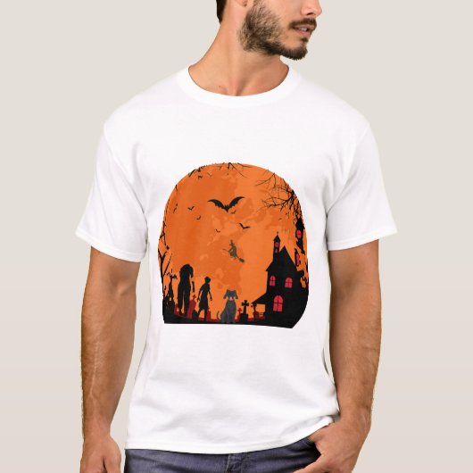 Halloween-Vektor T-Shirt (Vorderseite)