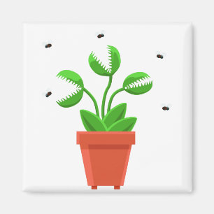 halloween venus fliegenfalle magnet