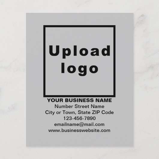 Halloween-Verkauf auf grauem Flyer (Hinten)