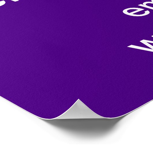 Halloween-Verkauf auf Lila Poster (Ecke)