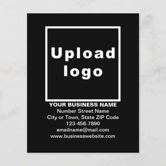 Halloween-Verkauf auf schwarzem Flyer (Hinten)