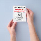 Halloween-Verkauf im weißen Flyer (Gruppe)