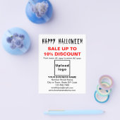 Halloween-Verkauf im weißen Flyer (Einzeln)