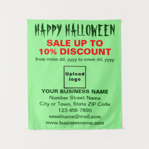 Halloween-Verkauf in der Wirtschaft Wandteppich