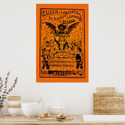 HALLOWEEN VERKAUF! La Almoned del Diablo (Posada) Poster (Küche)