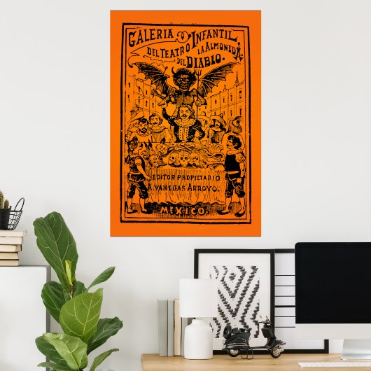 HALLOWEEN VERKAUF! La Almoned del Diablo (Posada) Poster (Heimbüro)