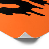 Halloween-Verkaufszeichen, Boutique-Verkaufsschild Poster (Ecke)