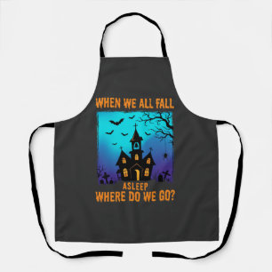 Halloween Verlassene Kirche Wohin Gehen Wir Schürze