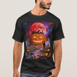 Halloween Verlassener Eclipse 2 Wanduhr T-Shirt