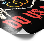 Halloween Verlobung Til Death Do us Part Fotodruck (Ecke)