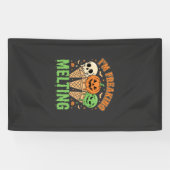 Halloween verrückt schmelzendes Eis Banner (Horizontal)