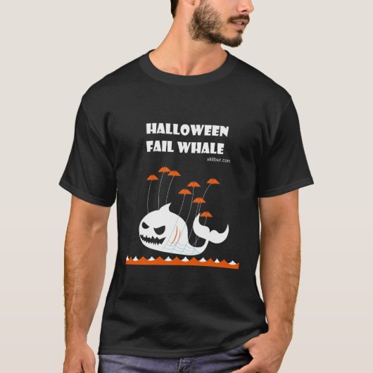 Halloween versagen Wal T-Shirt (Vorderseite)
