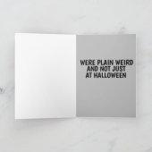 HALLOWEEN VHISTORISCHE KOSTEN FUNNY GREETING CARD KARTE (Innenseite)