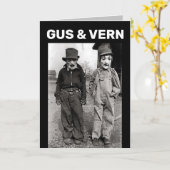 HALLOWEEN VHISTORISCHE KOSTEN FUNNY GREETING CARD KARTE (Gelbe Blume)