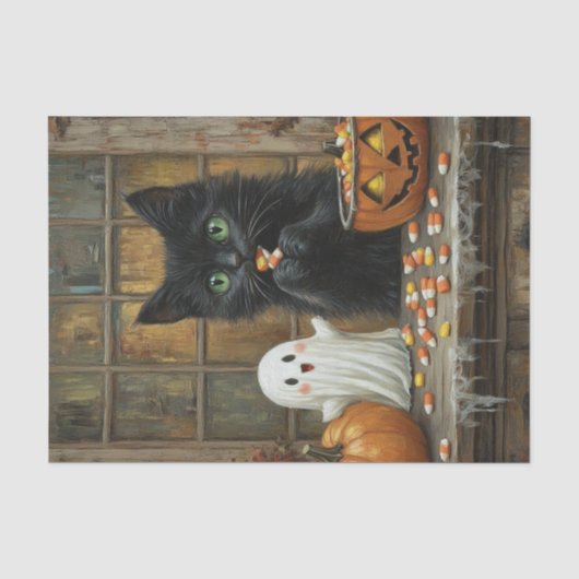 Halloween Vibes3 Seidenpapier (Vorderseite)