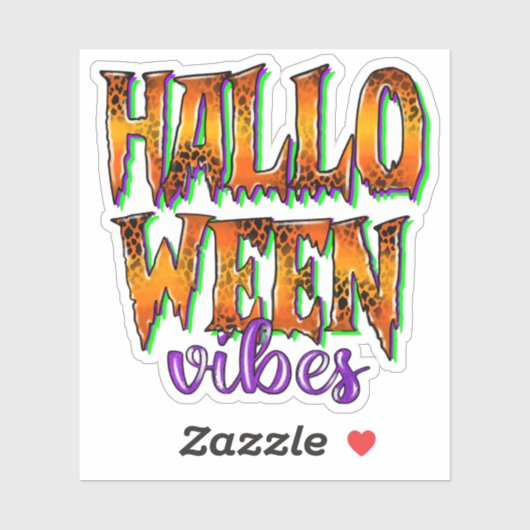 Halloween Vibes  Aufkleber (Blatt)
