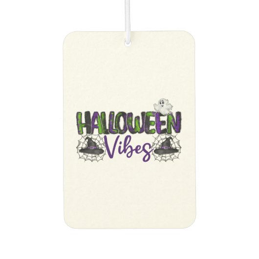 Halloween-Vibes Autolufterfrischer (Vorderseite)