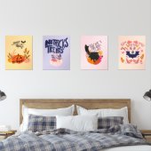 Halloween Vibes Bilderwand Sets (Schlafzimmer)