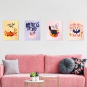 Halloween Vibes Bilderwand Sets (Wohnzimmer)