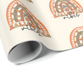 Halloween Vibes Boho Rainbow Fall Halloween Geschenkpapier (Rolleneckpunkt)